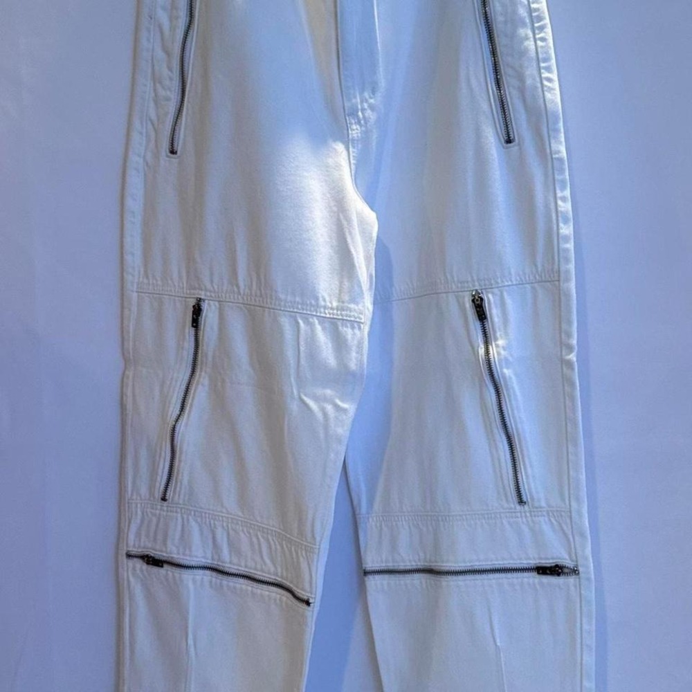 NWOT Etica Denim Jeans High- waisted Cargo Pants‎ Women Size 29 junior teen